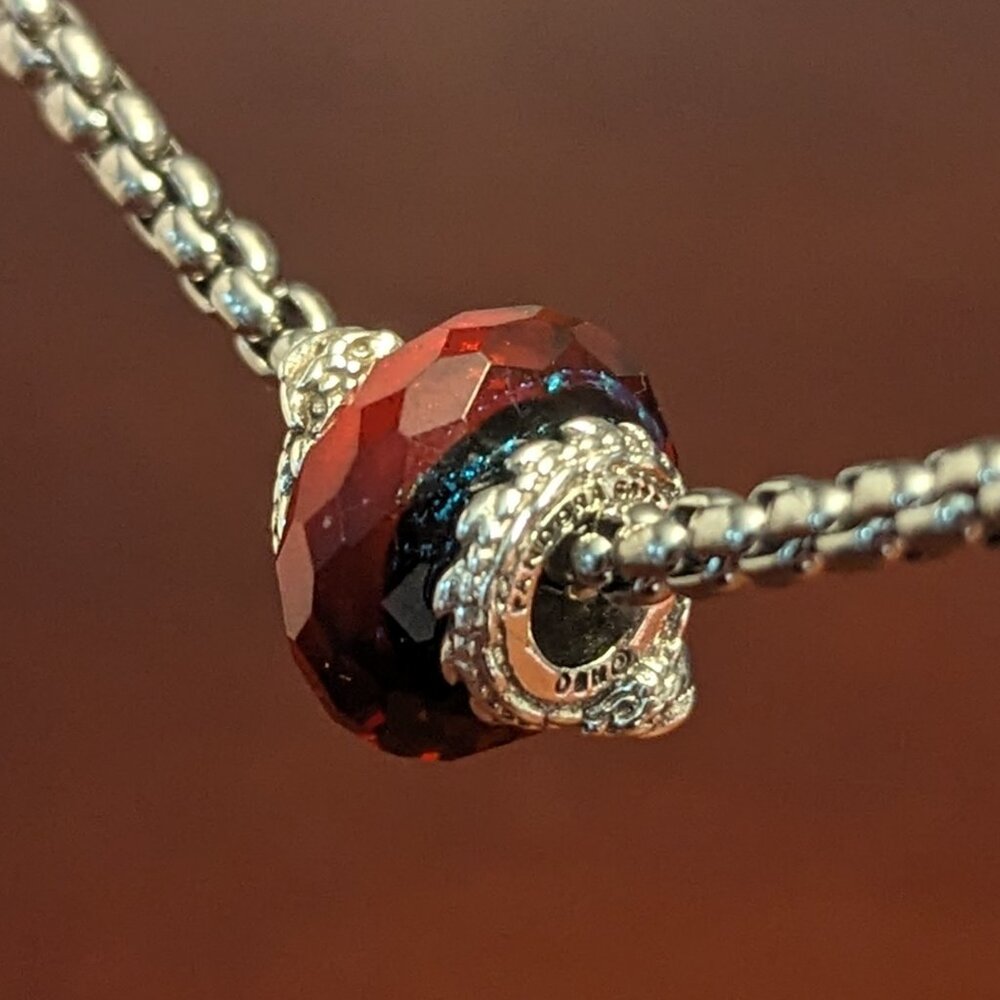 Pandora x Game of Thrones Fire and Ice Dragon Charm NWOT